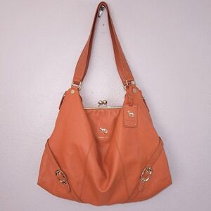 EMMA FOX Large Hobo Kisslock Tote Bag